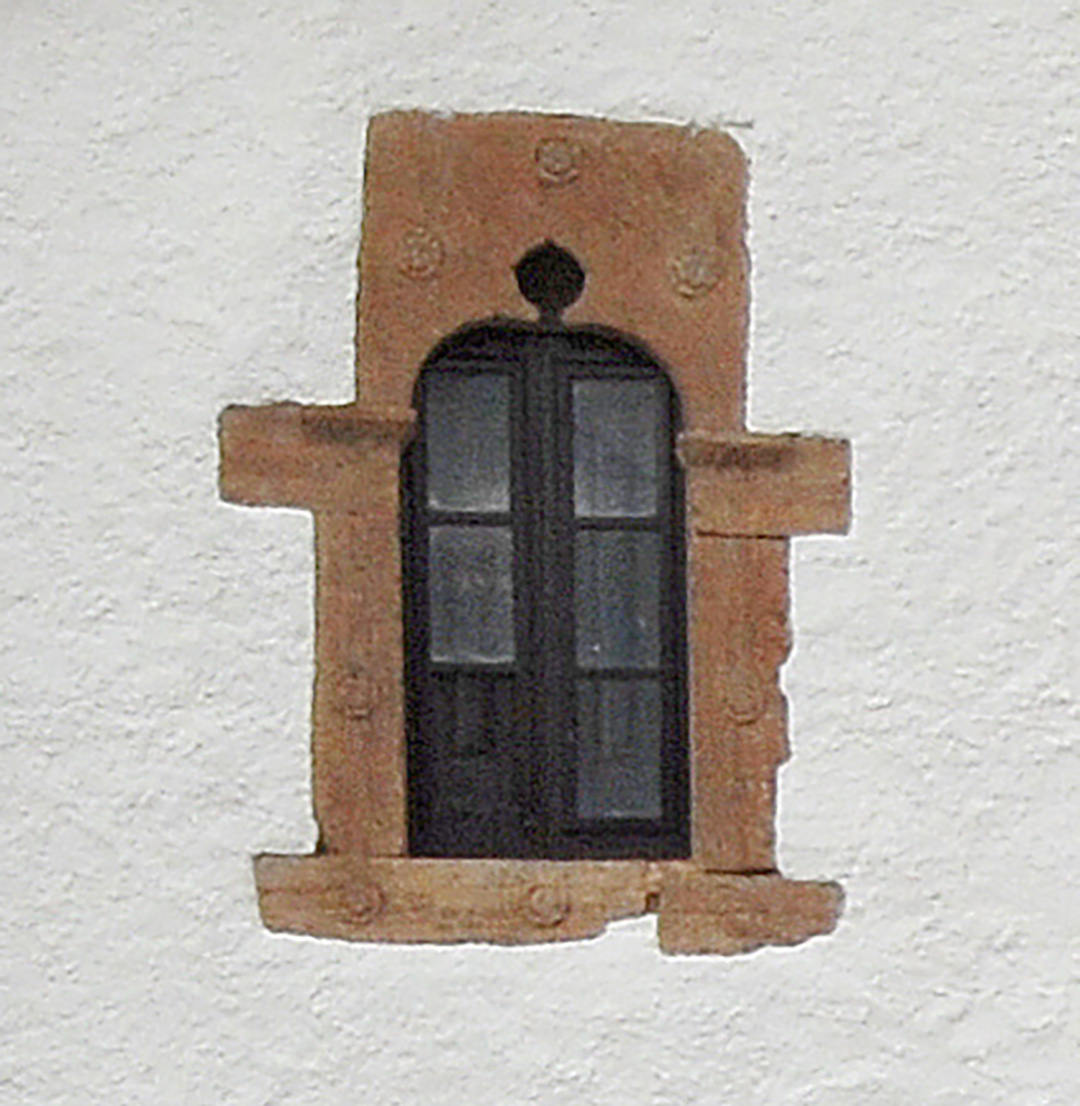 Finestra tardo-gòtica d'una masia